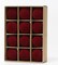 Velvet Christmas Balls Flocked Christmas Tree 3.15inch Ornaments 12PCS Plastic Balls Xmas Hanging Ornaments Decoration Red